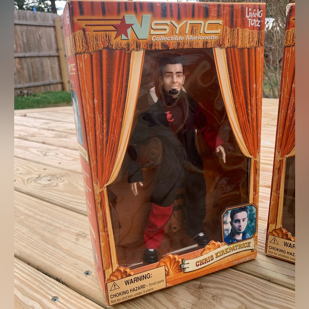 Vintage *NSYNC on Tour 2000s Chris Kirkpatrick marionette doll